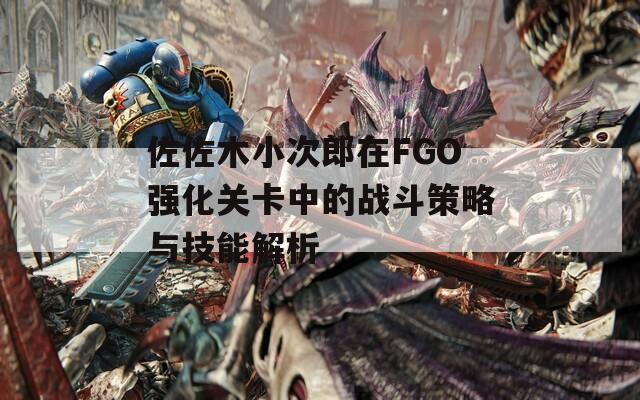 佐佐木小次郎在FGO强化关卡中的战斗策略与技能解析