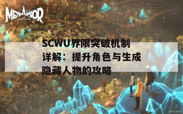 SCWU界限突破机制详解：提升角色与生成隐藏人物的攻略